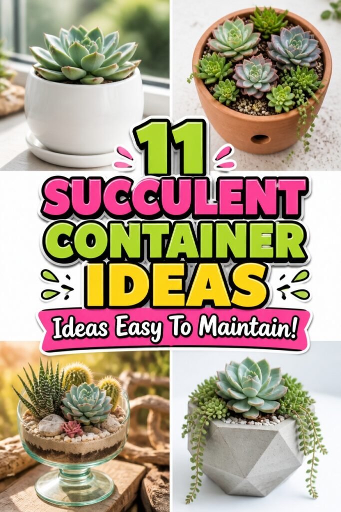 maintenance friendly succulent arrangements