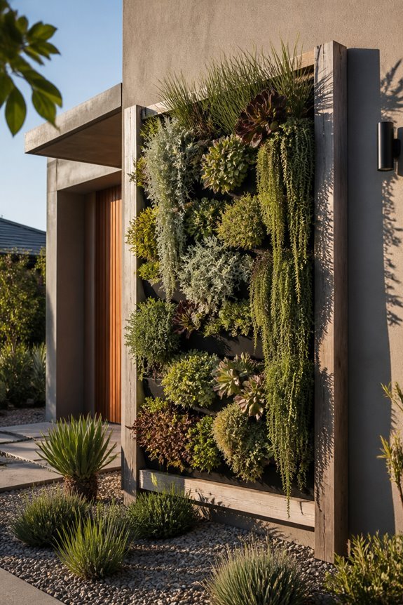 maximize space with vertical gardens