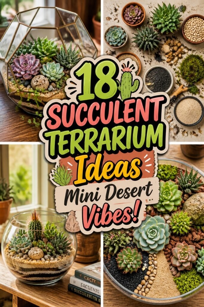 mini desert terrarium ideas