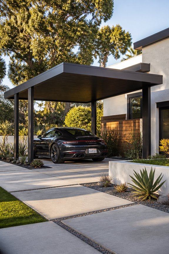 minimalist metal carport solutions