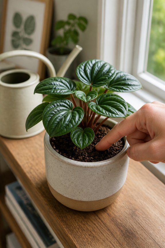 moderate watering let dry