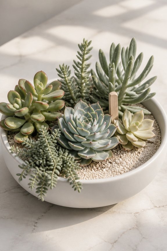 monochromatic garden design elegance