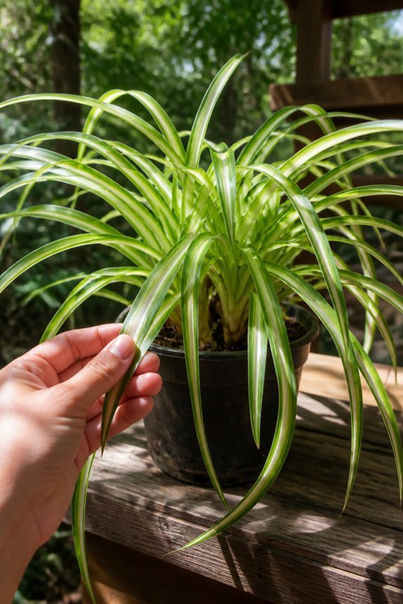 optimal conditions for spider plants