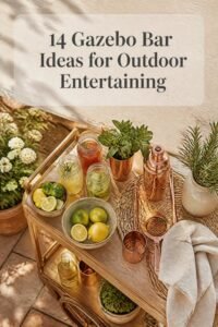 outdoor entertaining gazebo ideas