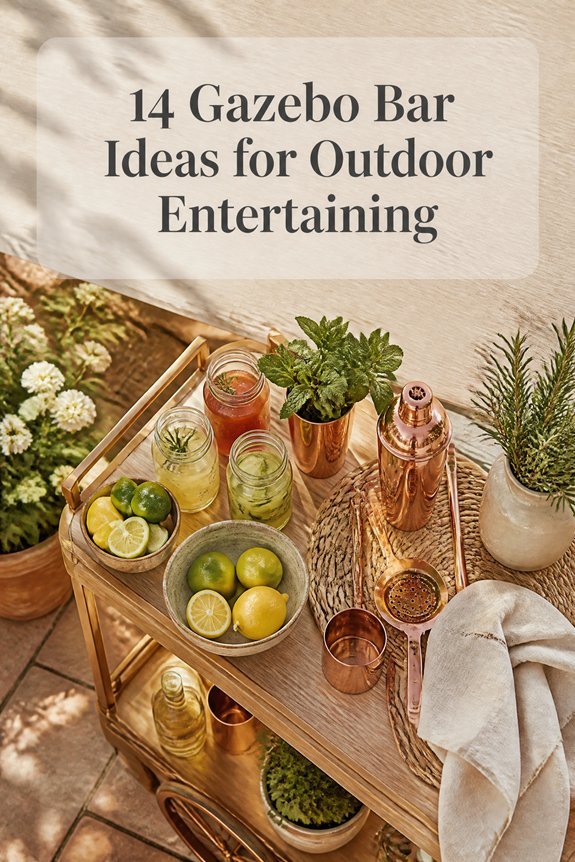 14 Gazebo Bar Ideas for Outdoor Entertaining