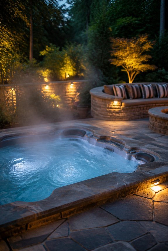 permanent backyard relaxation oasis