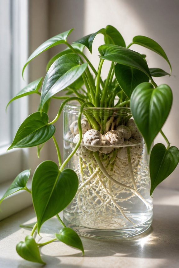philodendrons excel in hydroponics