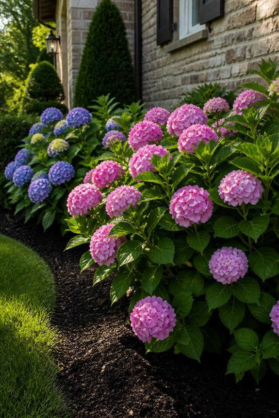 plant hydrangeas for curb appeal