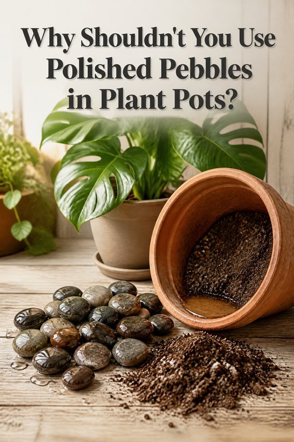 Why Shouldn’t You Use Polished Pebbles in Plant Pots?
