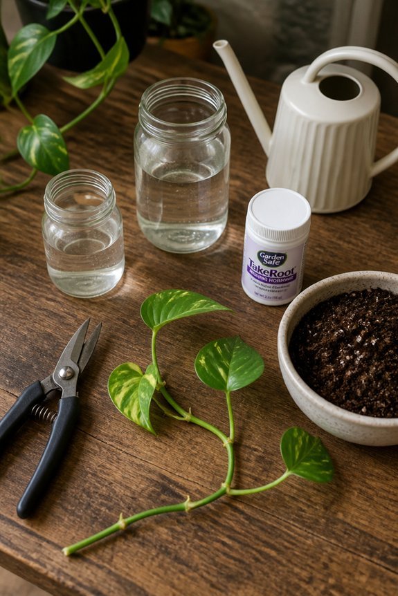 prepare supplies for propagation