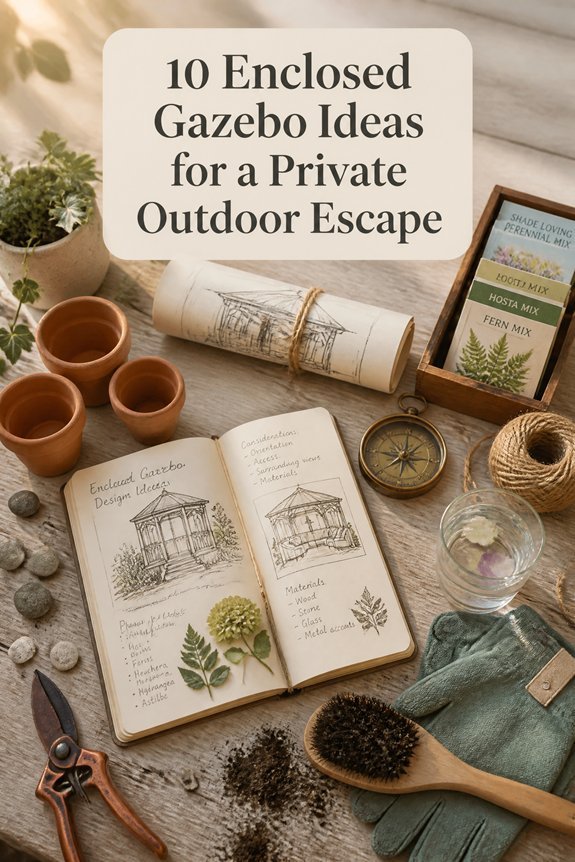 10 Enclosed Gazebo Ideas for a Private Outdoor Escape