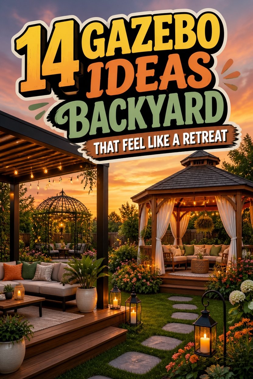 14 GAZEBO IDEAS BACKYARD That Feel Like A Retreat!