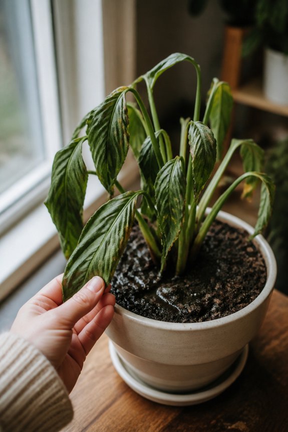 root rot and drainage issues
