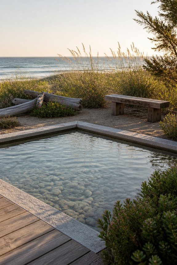 sea inspired tranquil water features