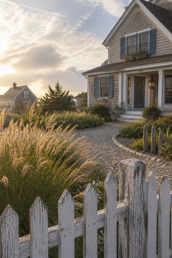 seasonal coastal curb appeal