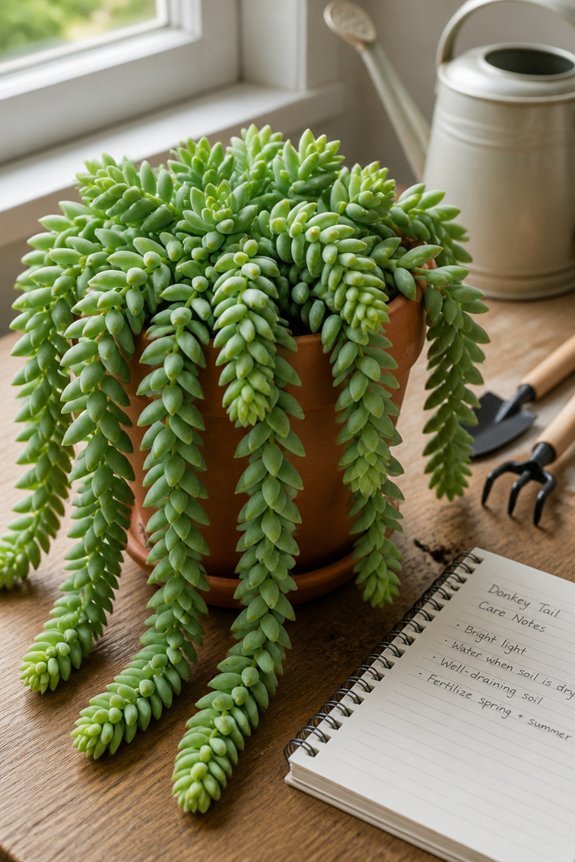 seasonal donkey tail care