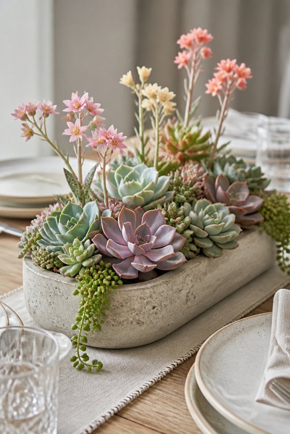 seasonal succulent centerpiece ideas