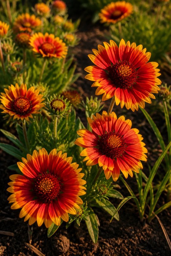 self sufficient front border flowers