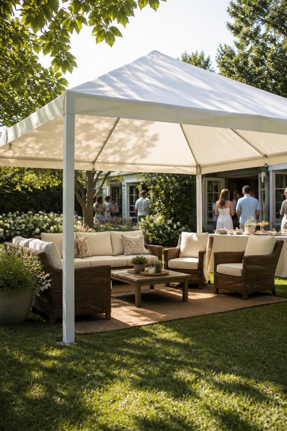 shade for outdoor gatherings