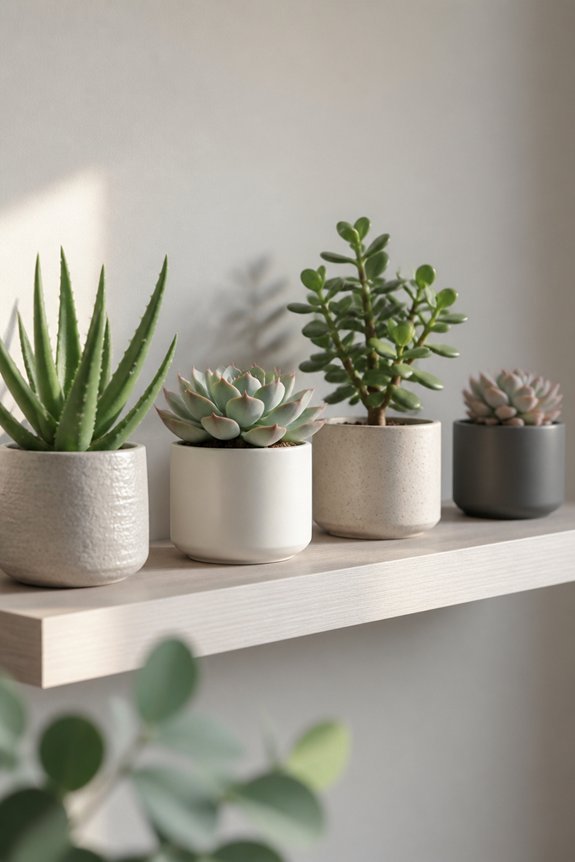 simple stylish plant display