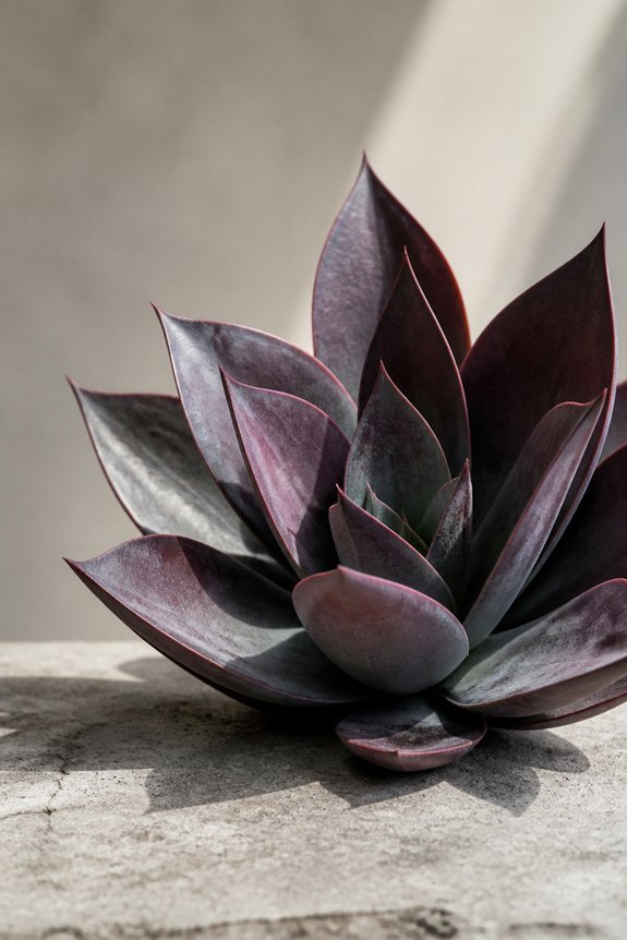 single succulent as centerpiece