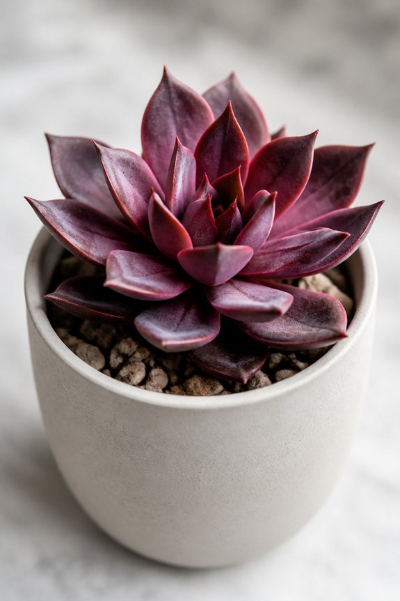 single succulent statement piece