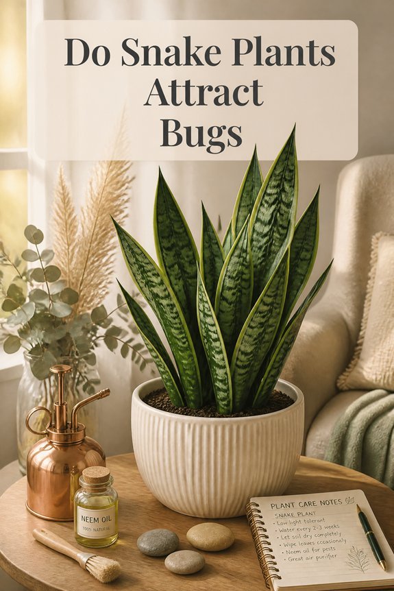 Do Snake Plants Attract Bugs
