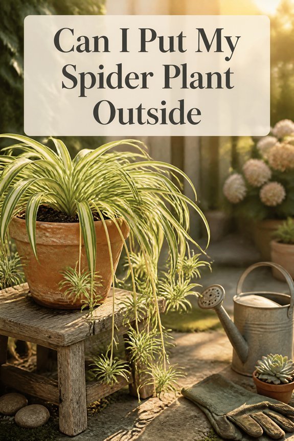 Can I Put My Spider Plant Outside