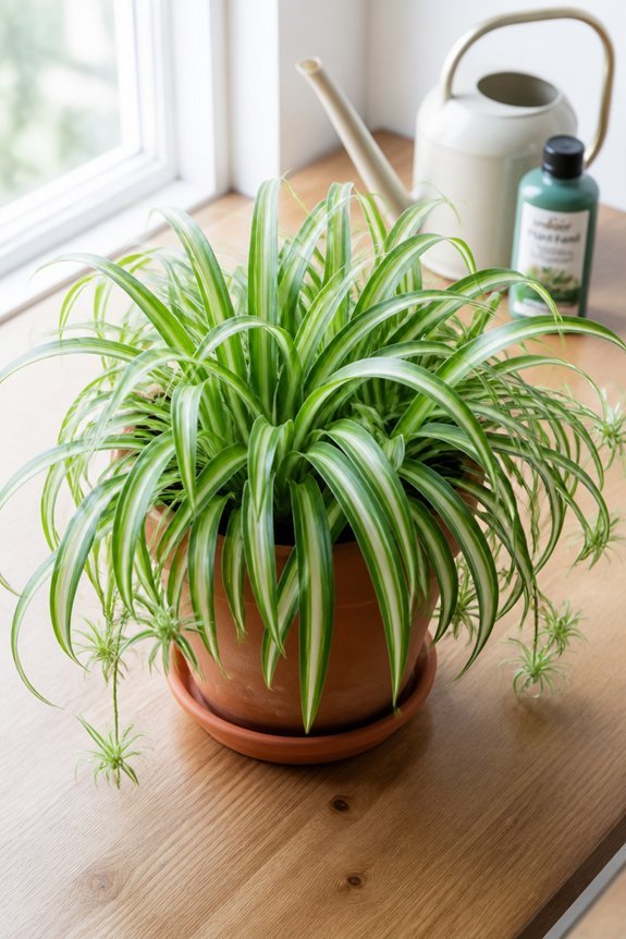 spider plants benefit from fertilizer