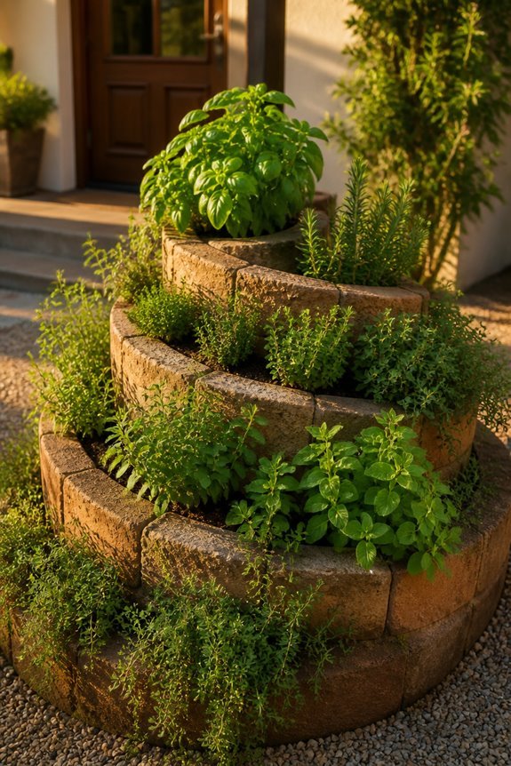 spiral garden for herbs