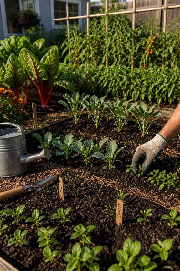 steady staggered planting strategy