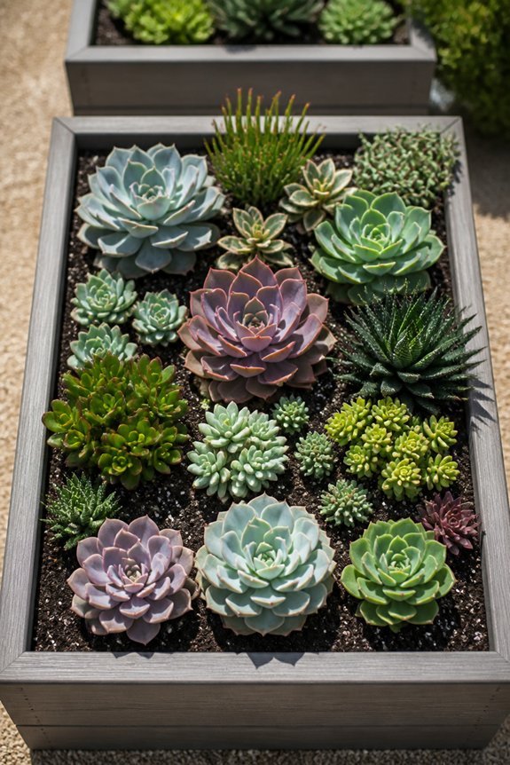 structured succulent gardening benefits