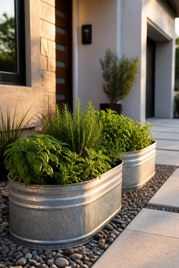 stylish durable herb planters