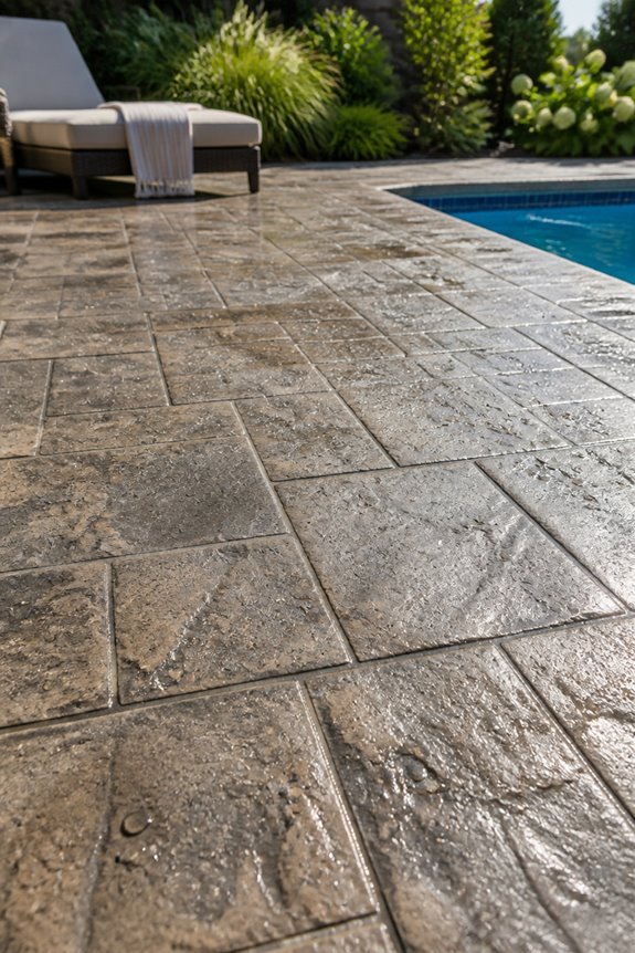 stylish durable pool decking