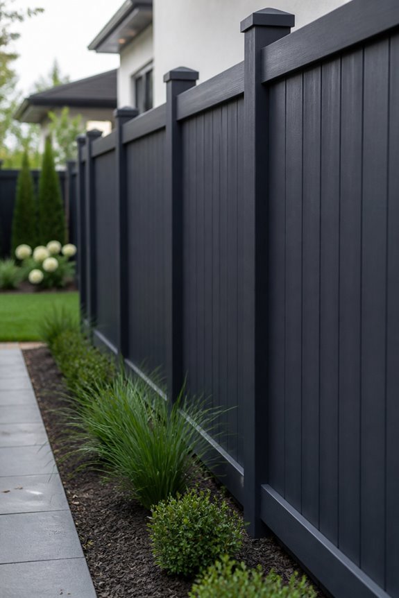 stylish painted fence upgrades