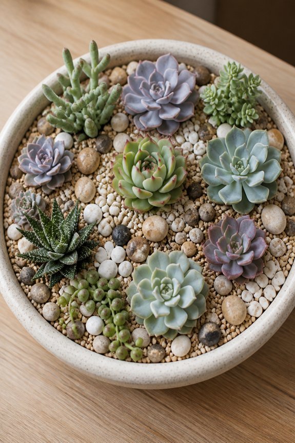 succulent arrangement and maintenance