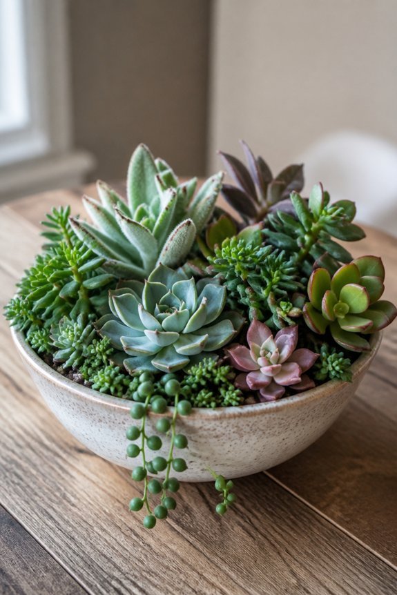 succulent bowl arrangement tips