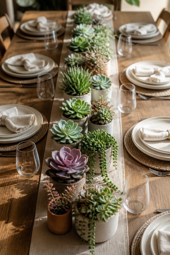 succulent tabletop arrangement guide