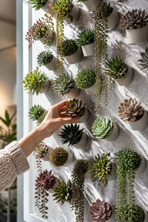 succulent wall arrangement principles
