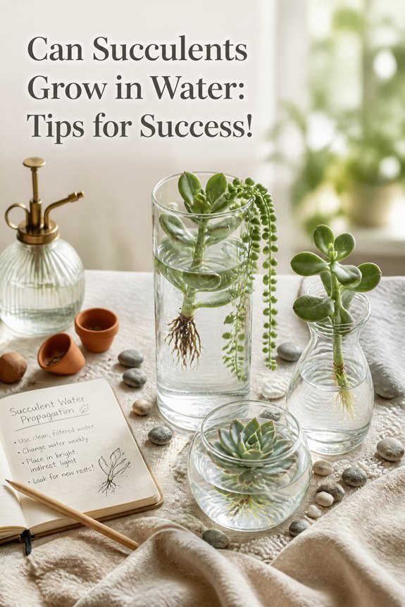Can Succulents Grow in Water: Tips for Success!