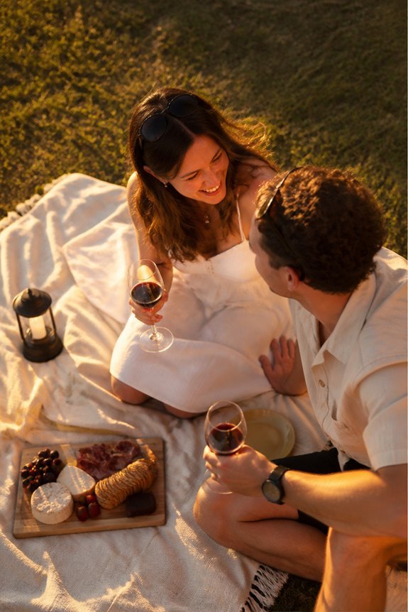 sunset blanket party gathering