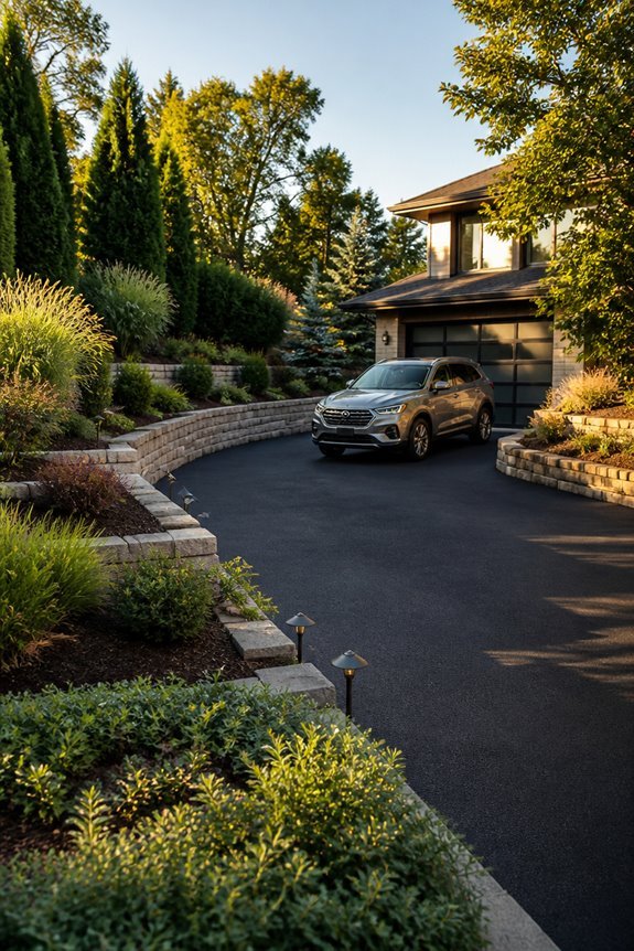 tiered landscaping enhances aesthetics