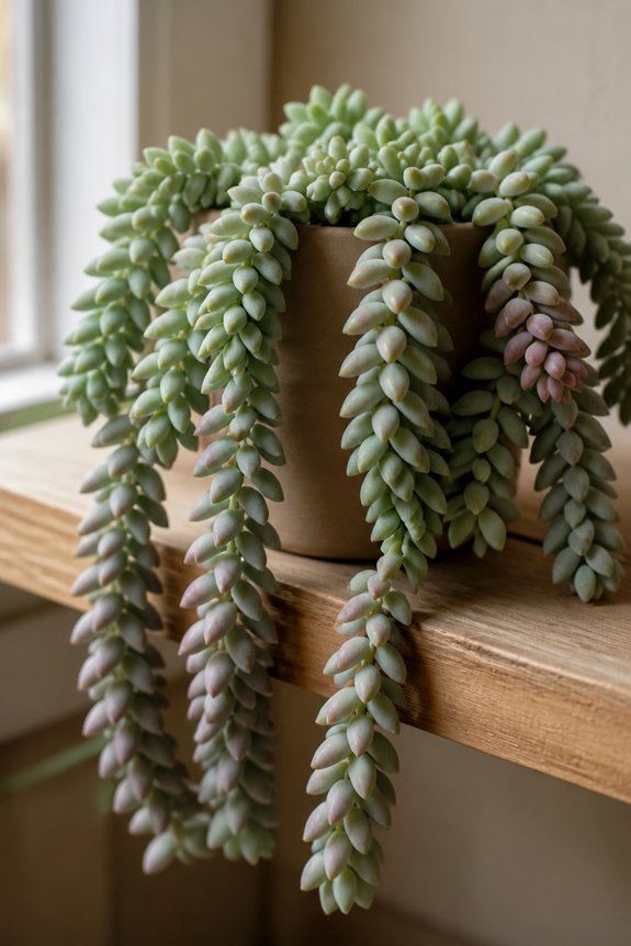 trailing succulent with colorful leaves