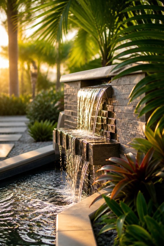 tranquil water feature paradise