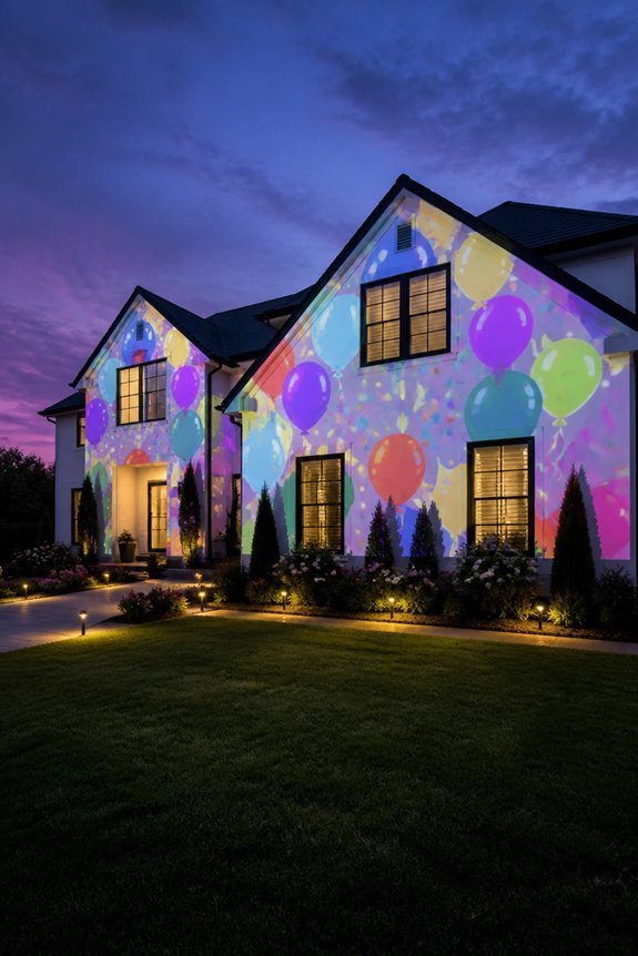 transform walls with projection