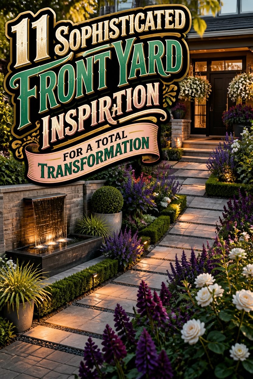 11 SOPHISTICATED FRONT YARD INSPIRATION FOR A TOTAL TRANSFORMATION
