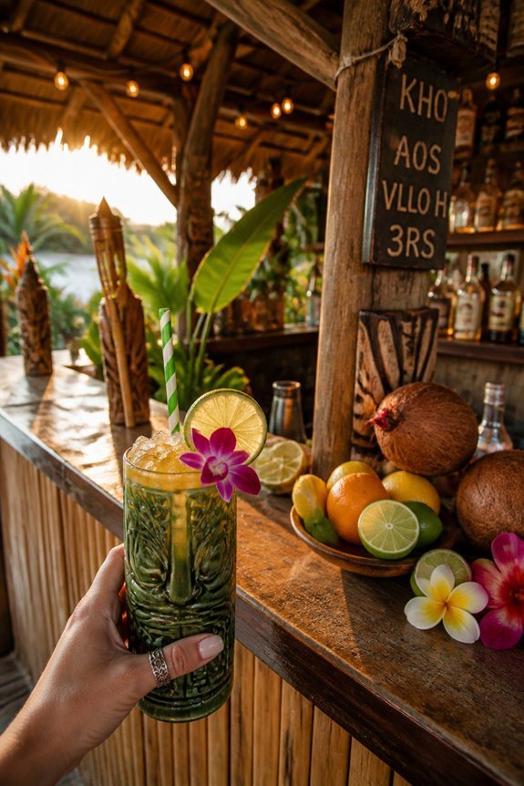 tropical tiki bar essentials