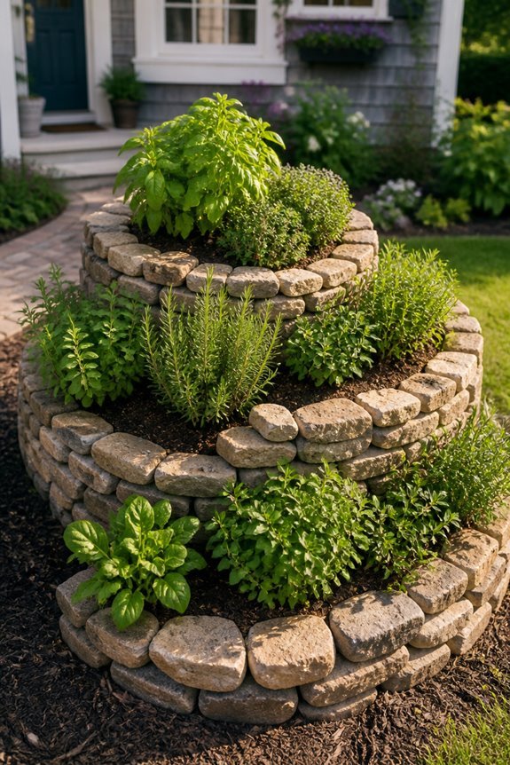 vertical herb garden solution
