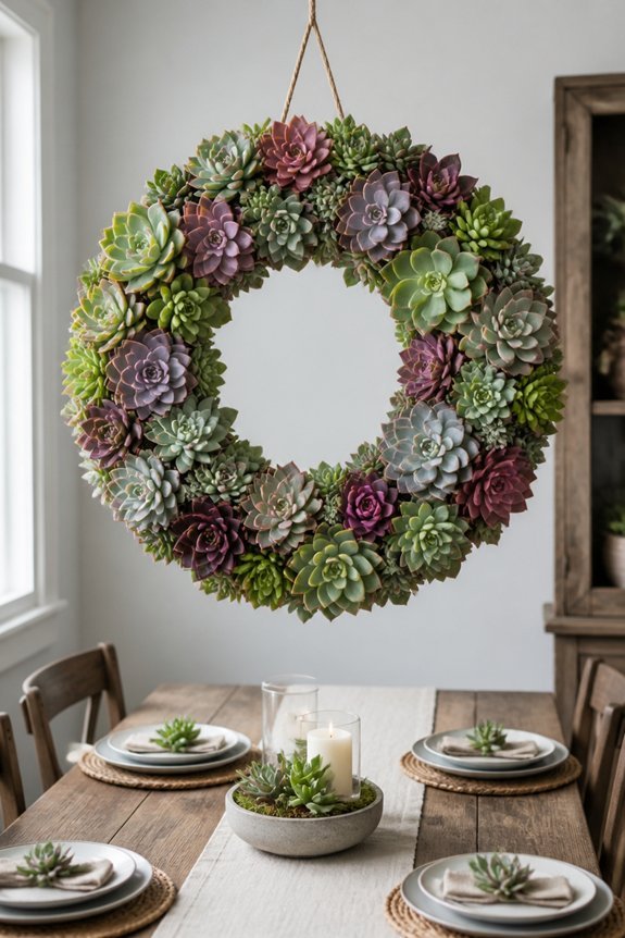 vertical living art arrangements