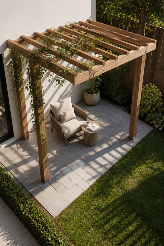 vertical solutions for small patios